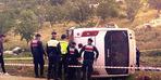 Yolcu midibüs kaza yaptı!  Astsubay hayatını kaybetti, 17 kişi yaralandı