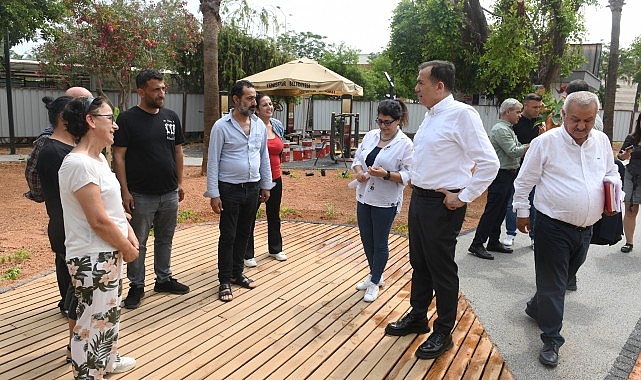 Belediye Başkanı Abdullah Özyiğit, Güven Park'taki yenileme çalışmalarını inceledi – GÜNDEM