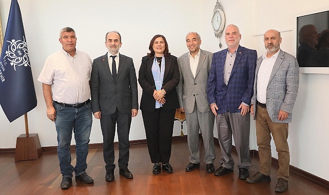 Saadet Aydın Partisi İl Başkanı Fatih Karahan, Aydın Büyükşehir Belediye Başkanı Özlem Çerçioğlu'na nezaket ziyaretinde bulundu.
