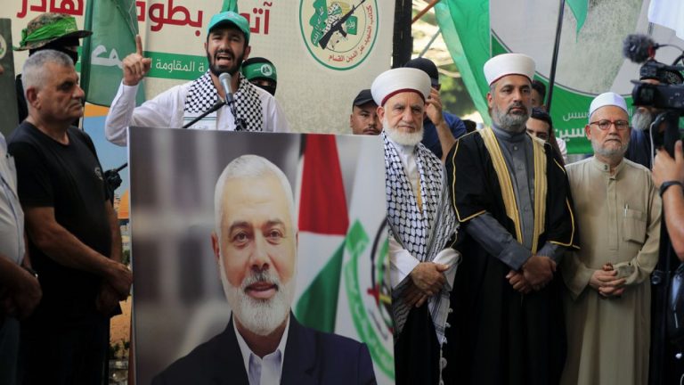 Protestolar Hamas'ın önde gelen liderlerinden Haniye'nin öldürülmesinin ardından patlak vermişti.