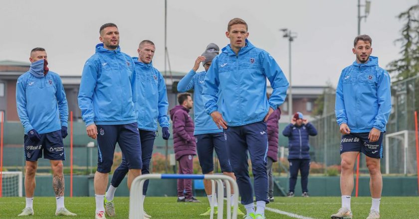 Trabzonspor, Göztepe maçı hazırlıklarına başladı