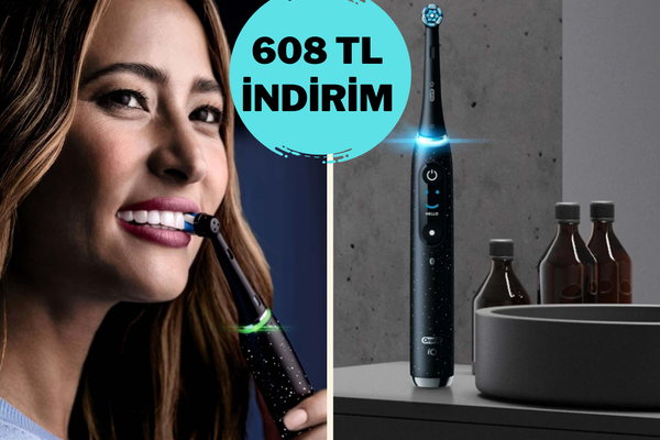 Diş fırçalamak artık akıllı bir alışkanlık! Oral-B iO 10 Sense Şarjlı Diş Fırçası indirimde