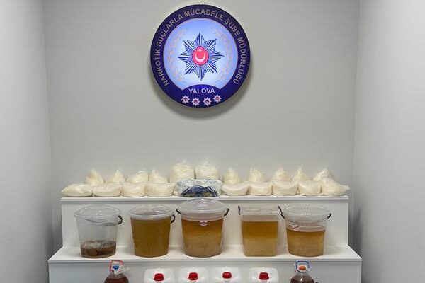 Yalova’da uyuşturucu imalathanesine operasyonda 6 tutuklama