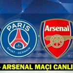 PSG – Arsenal maçı TRT 1 Canlı- HD kesintisiz ve şifresiz izle ekranı