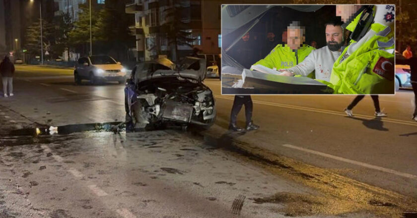 Kaza sonrası sürücüden polise tehdit: “Gerekeni yapacağım!”